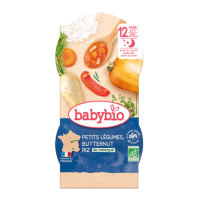 Petits Légumes Butternut Riz de Camargue