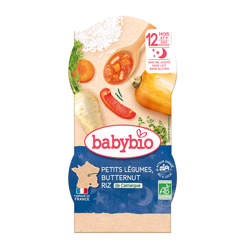 Petits Légumes Butternut Riz de Camargue