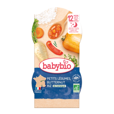 Petits Légumes Butternut Riz de Camargue