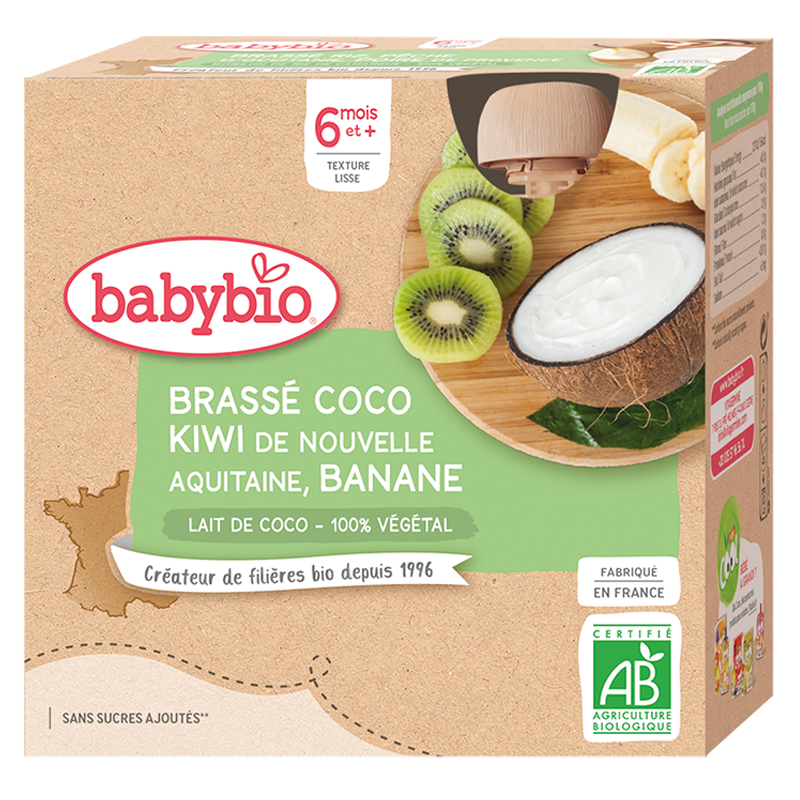 Brassé Coconut milk Kiwi Banana Pouch
