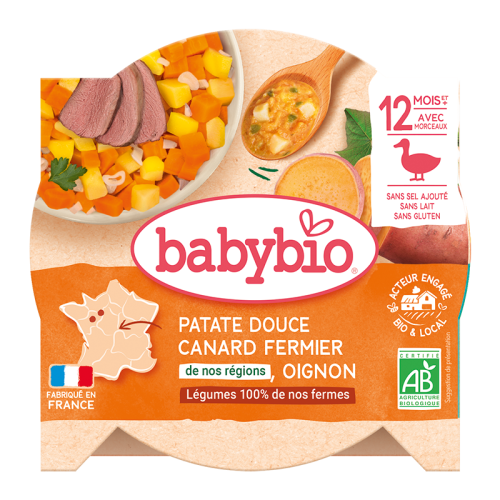 Festin de Patate douce Canard de nos Régions Oignon de notre ferme