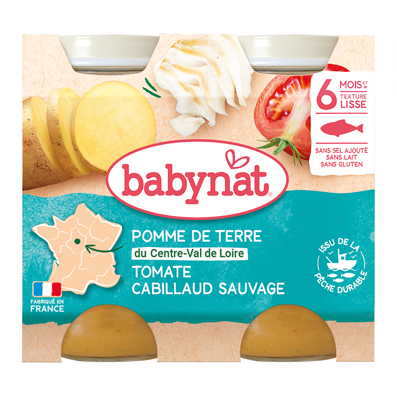 Pomme de terre Tomate Cabillaud Sauvage