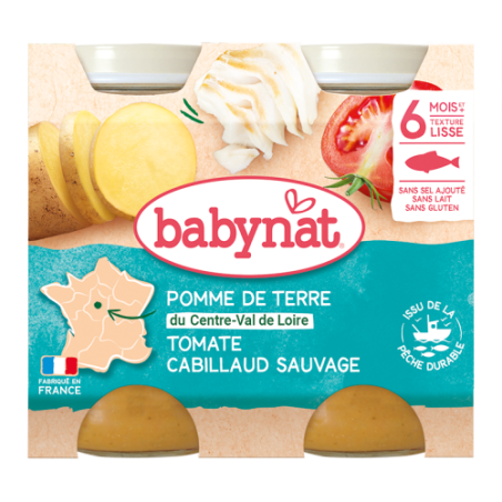 Pomme de terre Tomate Cabillaud Sauvage