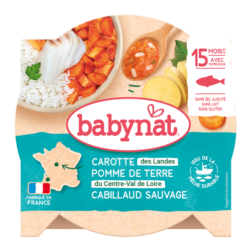 Carotte des Landes Pomme de terre du Centre-Val de Loire Cabillaud Sauvage