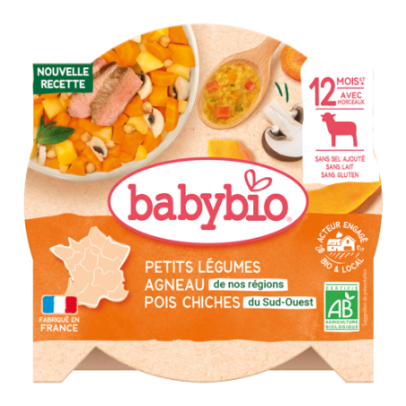 Petits Légumes Agneau de nos Régions Pois chiches du Sud-Ouest