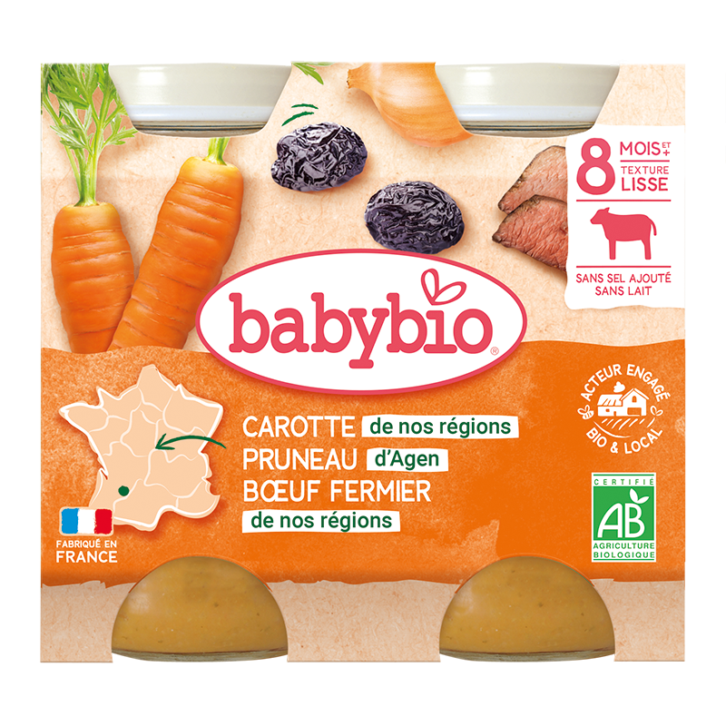 Carotte de nos Régions Pruneau d'Agen Boeuf fermier de nos régions