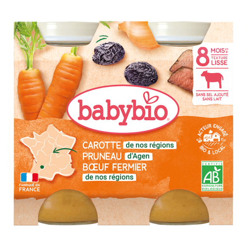 Carotte de nos Régions Pruneau d'Agen Boeuf fermier de nos régions