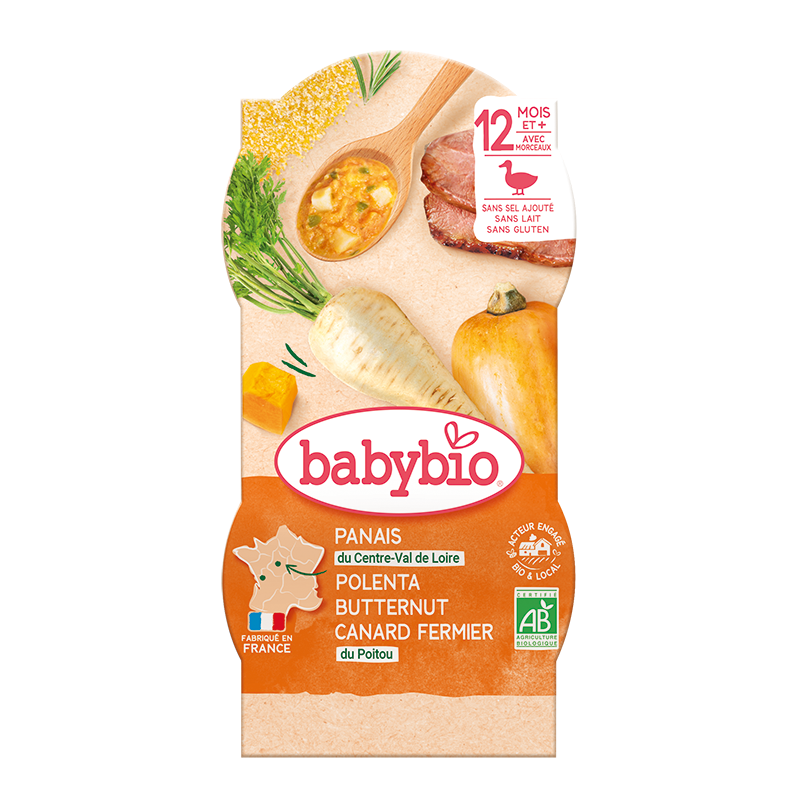 Panais du Centre-Val de Loire Polenta Butternut Canard fermier du Poitou