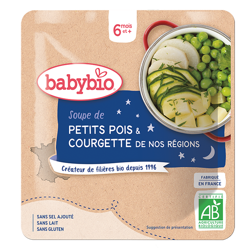 Erwten & courgette soep