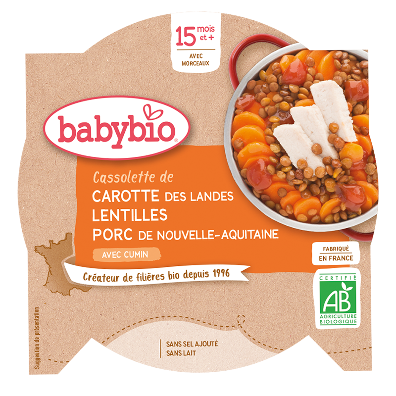 Carrot Pork Lentils