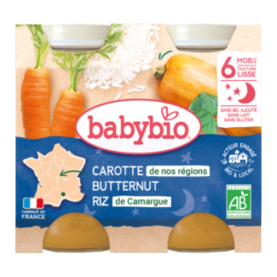 Carotte de nos Régions Butternut Riz de Camargue