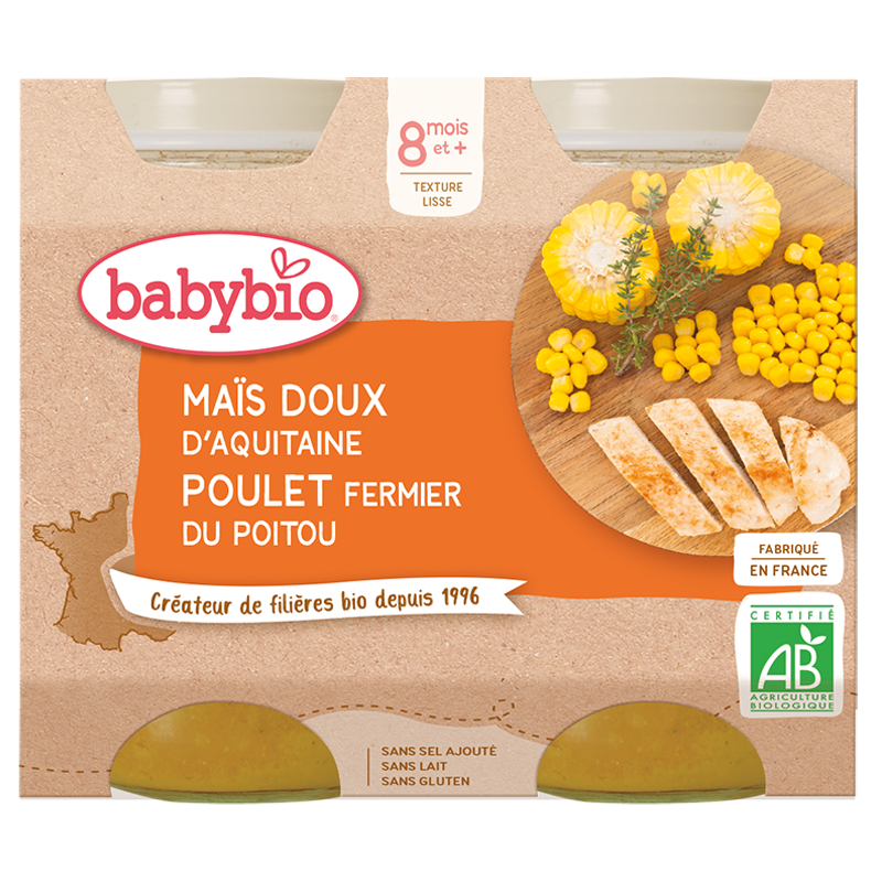 Maïs doux d'Aquitaine & Poulet fermier du Poitou