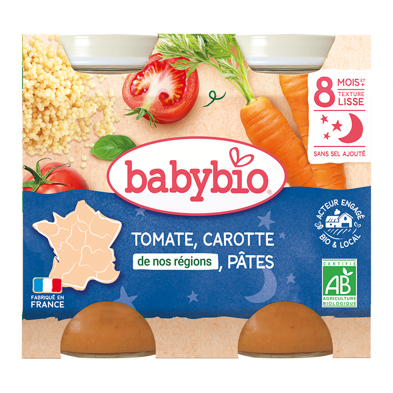 Tomate Carotte de nos régions Pâtes