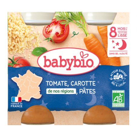Tomate Carotte de nos régions Pâtes
