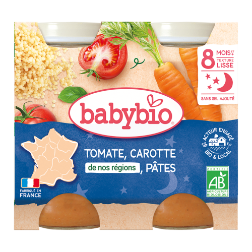 Tomate Carotte de nos régions Pâtes