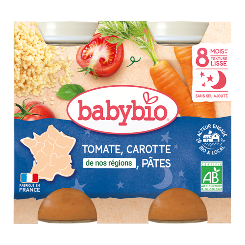  Tomate de Nouvelle-Aquitaine Carotte de nos régions Pâtes