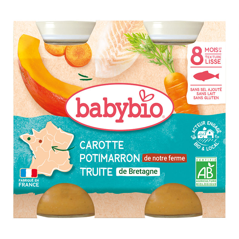 Carotte Potimarron de notre Ferme Truite de Bretagne