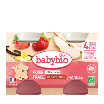 Poire d'Occitanie Fraises de notre Ferme Vanille