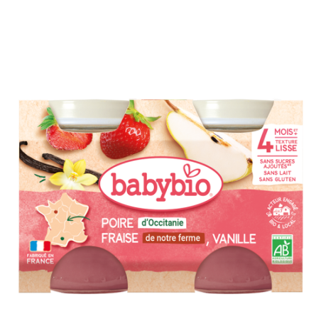 Poire d'Occitanie Fraises de notre Ferme Vanille
