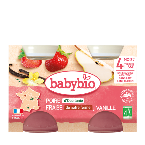 Poire d'Occitanie Fraises de notre Ferme Vanille