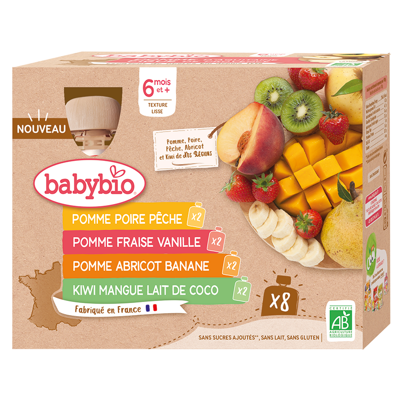 Loop baby : jouet set de fruits et légumes en coton bio - 100%  Ecoresponsable - Mer(e)veilleuse