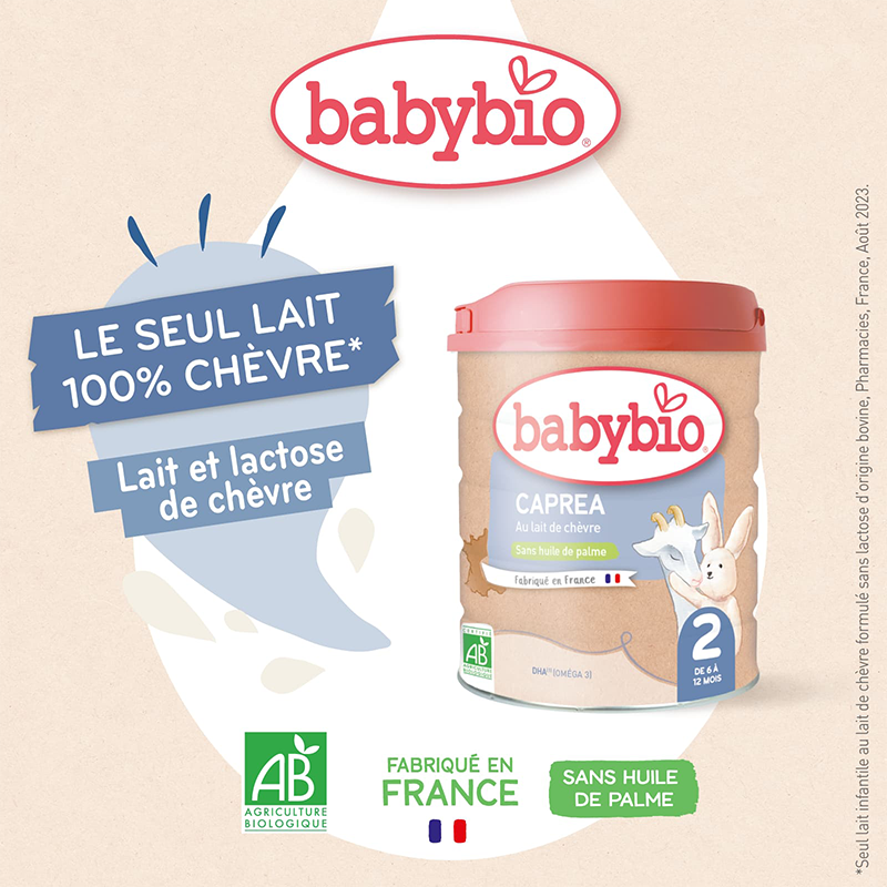 Milk Baby organic Babybio Caprea 2 - 900g - 1 box - AliExpress