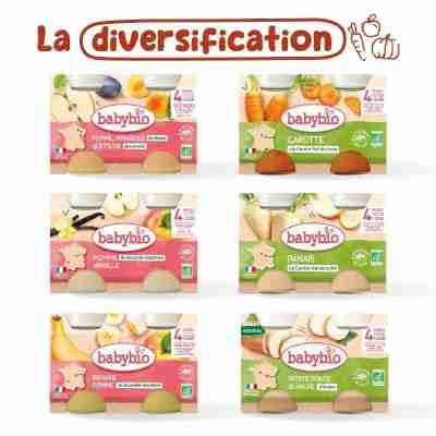 Pack Début de la diversification bebe - Dès 4 mois - Babybio