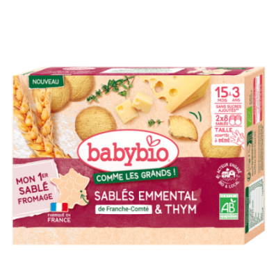 Sablé Emmental de Franche-Comté & thym