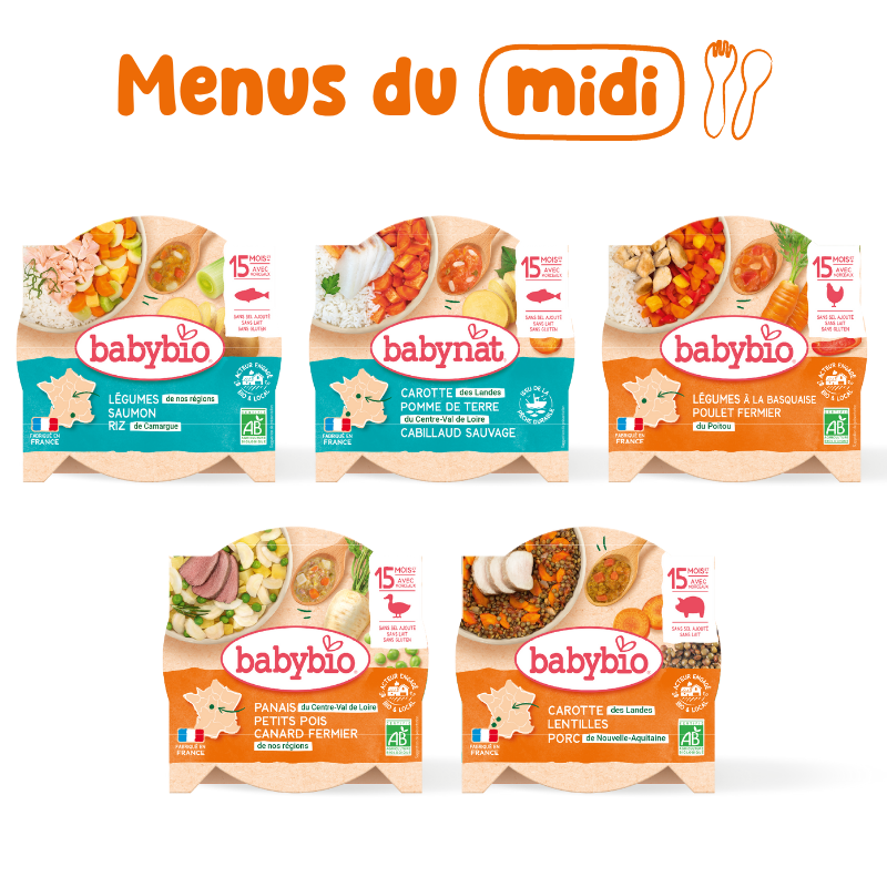 1 week baby lunchpakket | Vanaf 15 maanden | Babybio