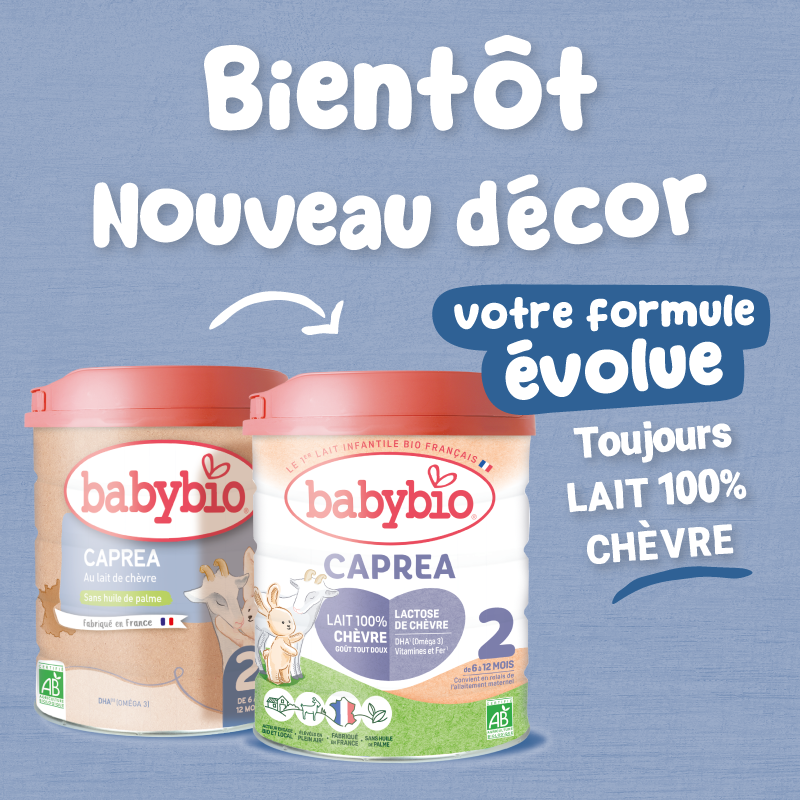 Caprea 2ème âge - Au lait de chèvre