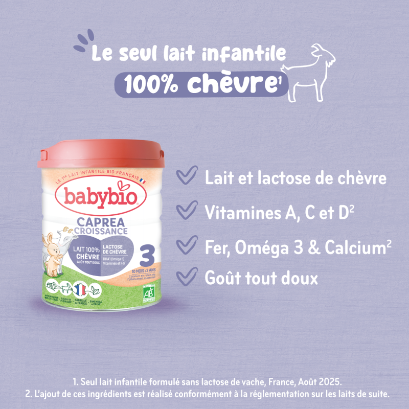 Caprea 3 Croissance - Au lait de chèvre