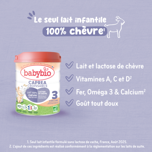 Caprea 3 Croissance - Au lait de chèvre