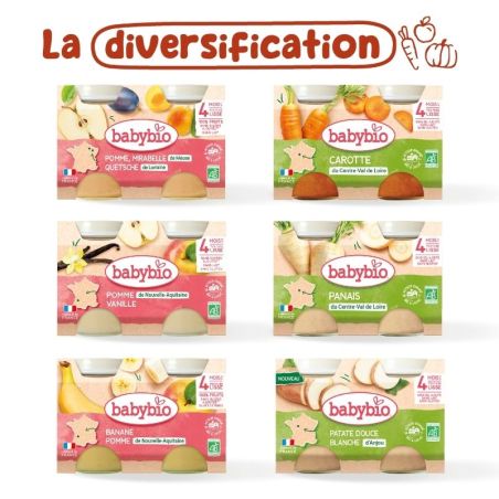 Diversificatiepakket | Potjes voor baby's vanaf 4 maanden