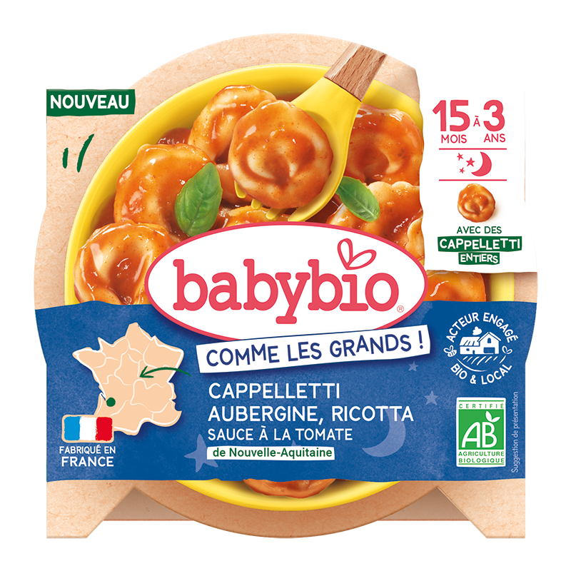 Cappelletti Aubergine Ricotta & sauce tomate de Nouvelle-Aquitaine