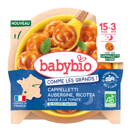 Cappelletti Aubergine Ricotta & sauce tomate de Nouvelle-Aquitaine