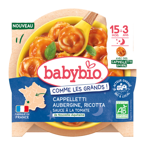 Cappelletti Aubergine Ricotta & sauce tomate de Nouvelle-Aquitaine