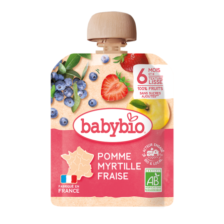 Apple Blueberry Strawberry Pouch Export