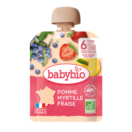 Pomme Myrtille Fraise