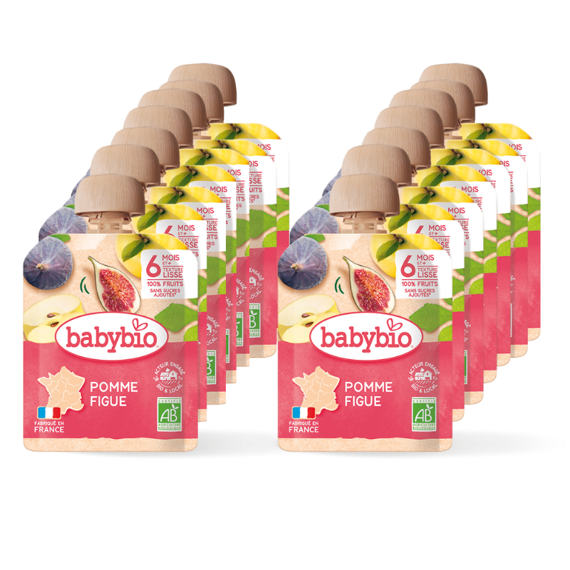 Pack x14 gourdes Pomme Figue