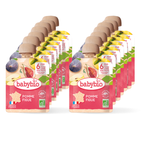 Pack x14 gourdes Pomme Figue