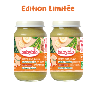 Petits pois Panais Courgette de notre Ferme Boeuf fermier de Nouvelle-Aquitaine