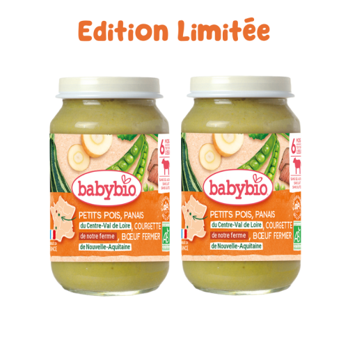 Petits pois Panais Courgette de notre Ferme Boeuf fermier de Nouvelle-Aquitaine