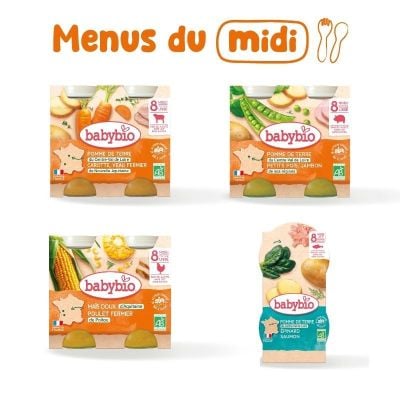 1 week baby lunch pack | From 6 months | Babybio