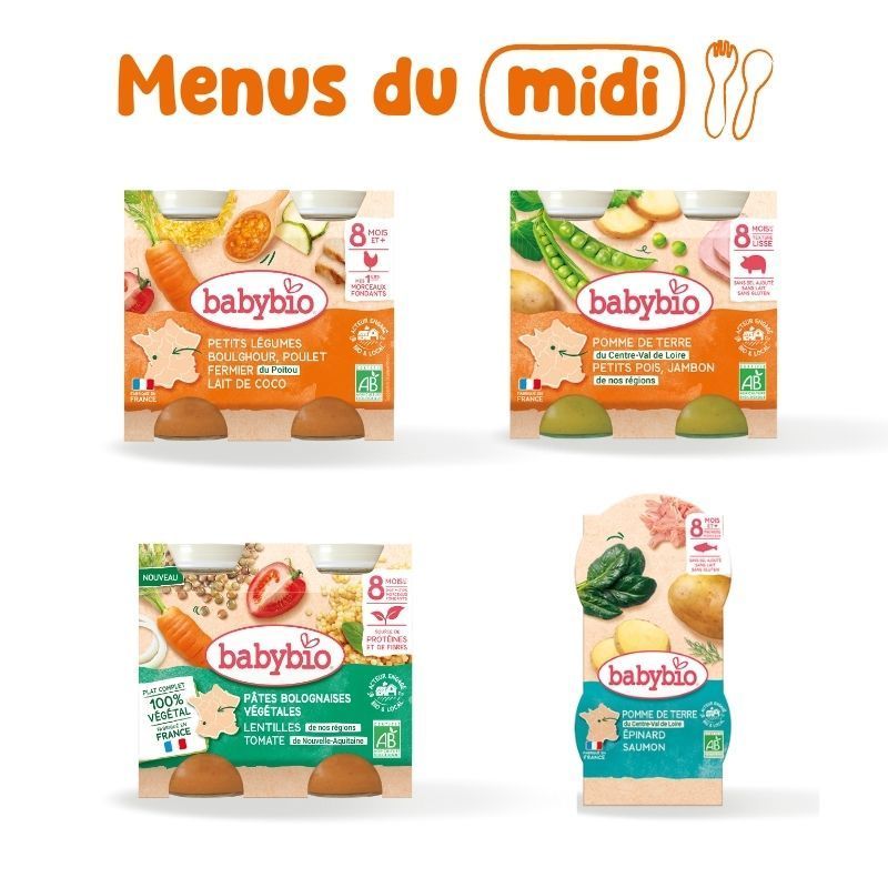 1 week baby lunch pack | From 6 months | Babybio