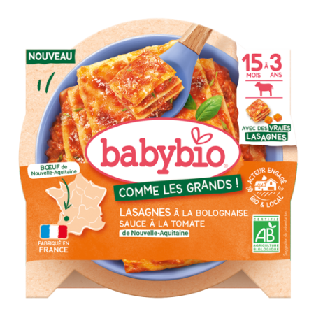 Lasagnes à la bolognaise boeuf et tomate de Nouvelle Aquitaine