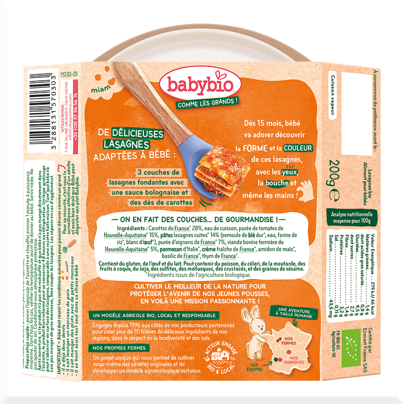 Beef Bolognese lasagna