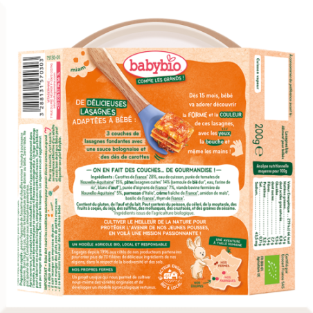 Beef Bolognese lasagna