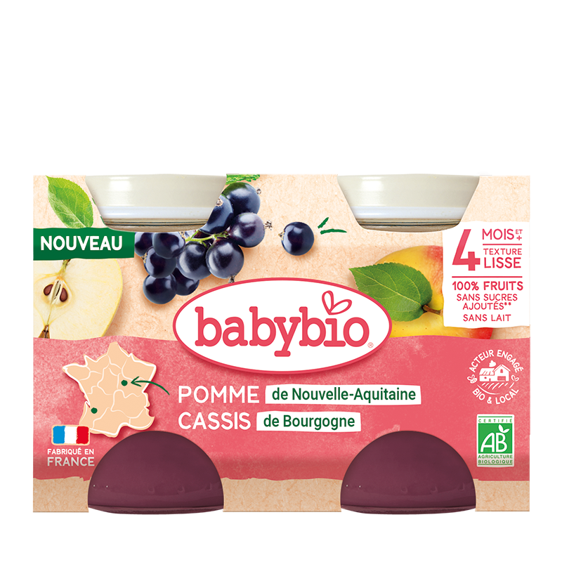 Pomme de Nouvelle-Aquitaine Cassis de Bourgogne