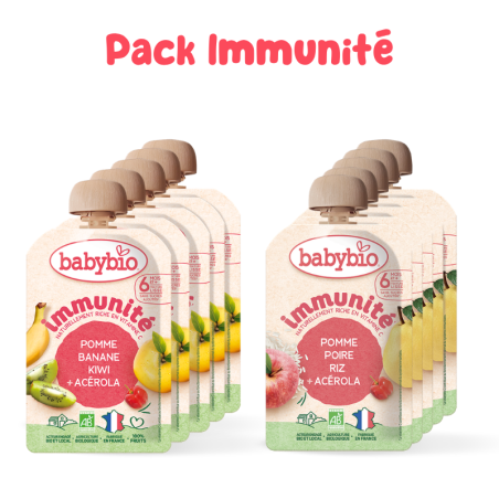Pack Gourdes Immunité