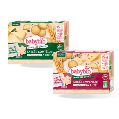 Pack Sablés Fromage | dès 15 mois | x2 boites | Babybio